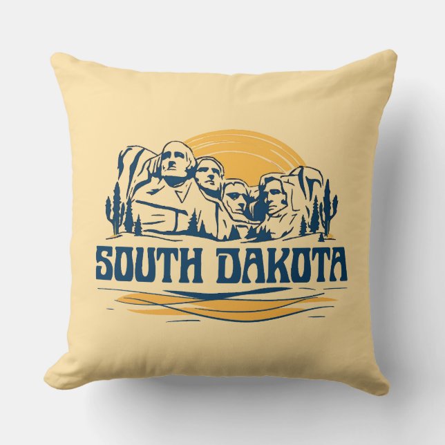 South Dakota Förenta staterna Kudde (Framsida)