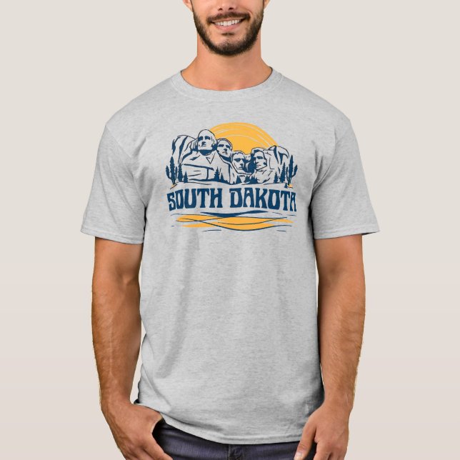 South Dakota Förenta staterna T Shirt (Framsida)