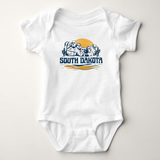 South Dakota Förenta staterna T Shirt (Framsida)
