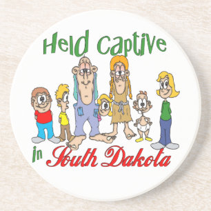 South Dakota Funny Trailer Park Sandstone Underläg Underlägg Sandsten