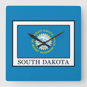 South Dakota Fyrkantig Klocka