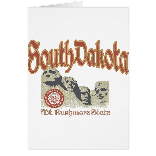 South Dakota Hälsningskort (Framsidan)