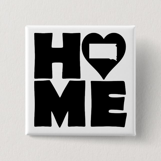 South Dakota Hem Stat Knapp Badge Pin (Framsida)