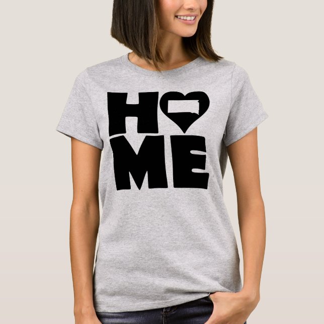 South Dakota Hem Stat Tröjor T-Shirt (Framsida)