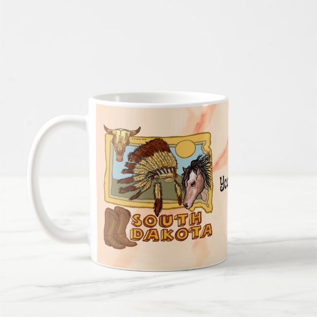 South Dakota Kaffemugg (Vänster)