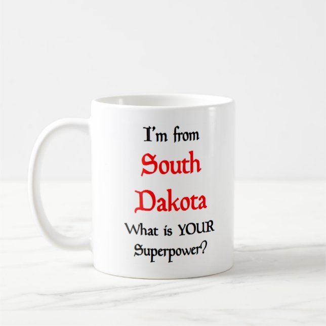 south dakota kaffemugg (Vänster)