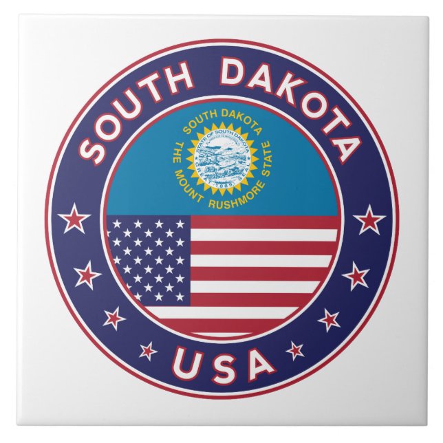 South Dakota Kakelplatta (Framsidan)