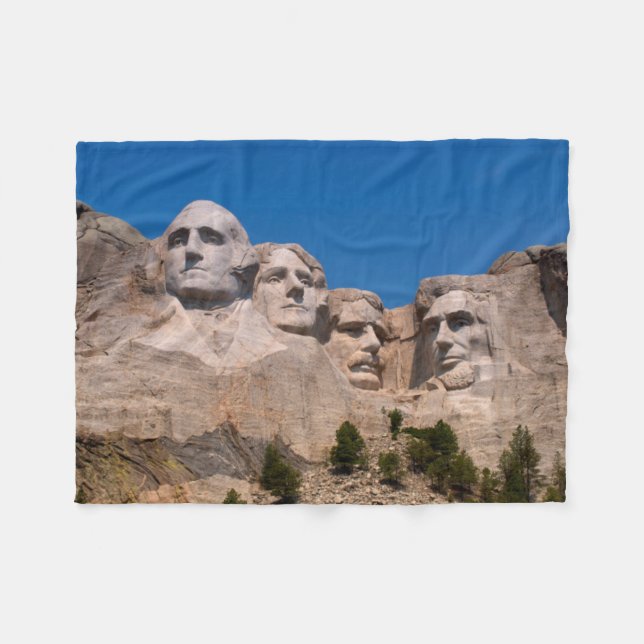 South Dakota Keystone, Mount Rushmore Fleecefilt (Framsidan (Horisontell))