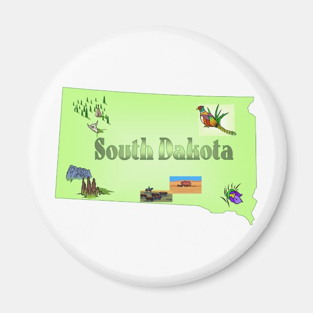 South Dakota Magnet (Framsidan)