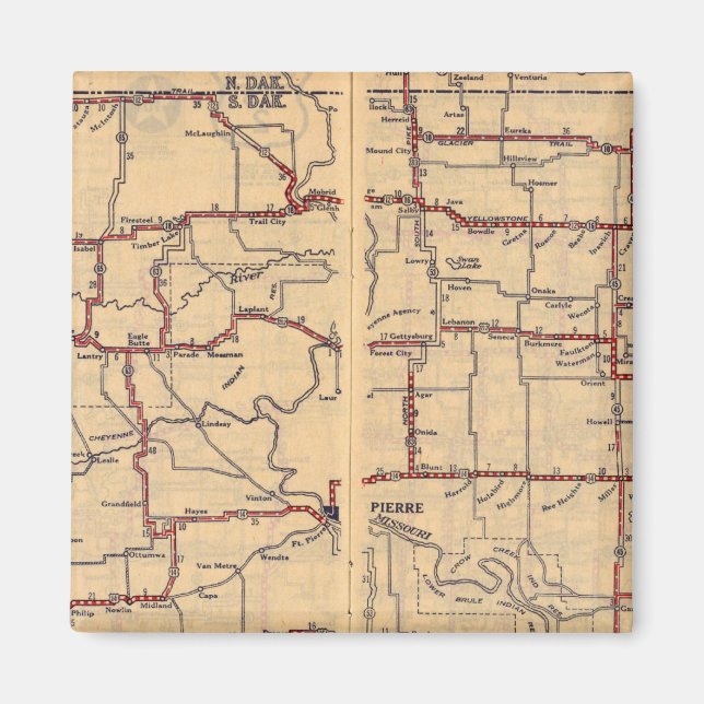 South Dakota Magnet (Framsidan)