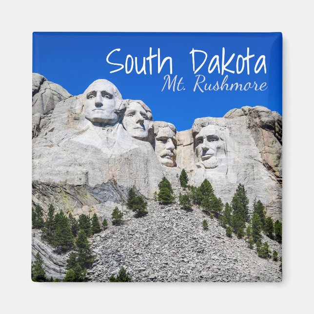 South Dakota Mount Rushmore Magnet (Framsidan)