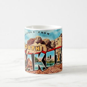 South Dakota Mt Rushmore vykort Kaffemugg