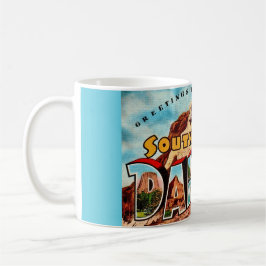 South Dakota Mt Rushmore vykort  Kaffemugg
