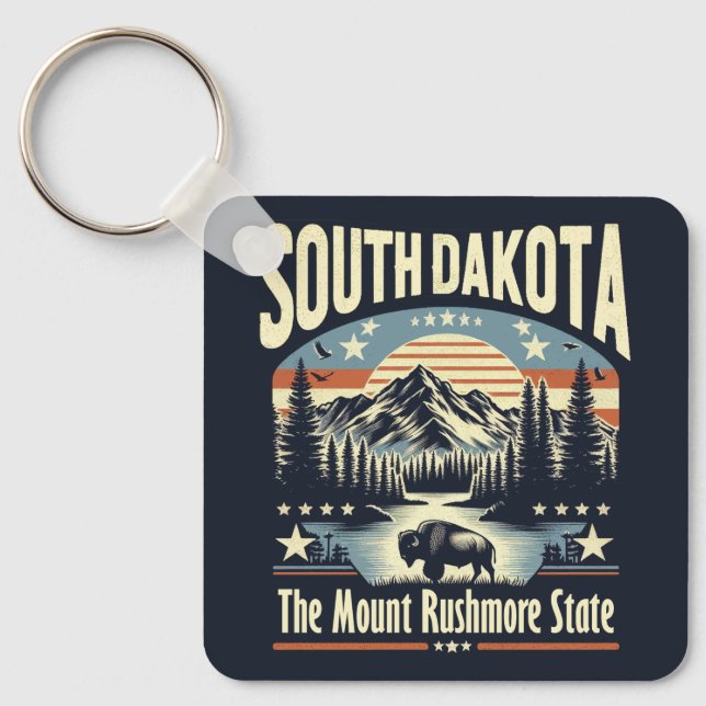South Dakota Nyckelring (Framsida)