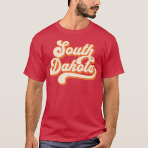 South Dakota Retro T Shirt
