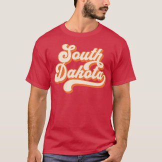 South Dakota Retro T Shirt