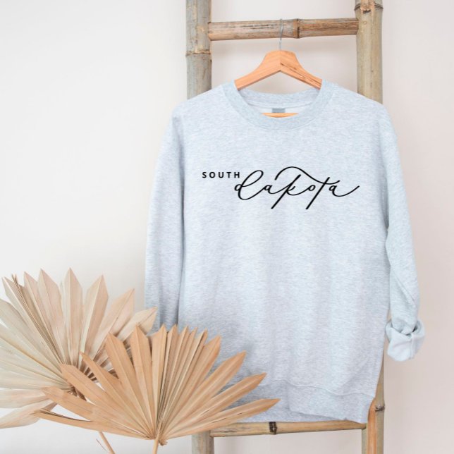 South Dakota Script State Women's Sweatshirt T Shirt (Skapare uppladdad)