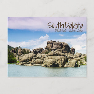 South Dakota Sjö Sylvan Postcard Vykort