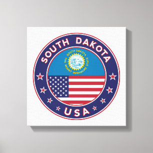 South Dakota, South Dakota poster, canvas