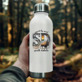 South Dakota State Sticker | Bison Wilderness Art Klistermärken