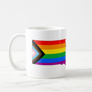 South Dakota State Stolthet HBTQ Framsteg Stolthet Kaffemugg