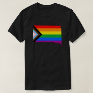 South Dakota State Stolthet HBTQ Framsteg Stolthet T Shirt