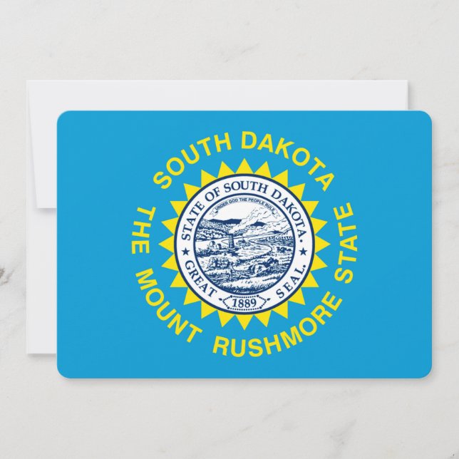 South Dakota Statlig flagga Design (Framsida)