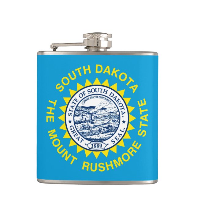 South Dakota Statlig flagga Design Fickplunta (Framsidan)