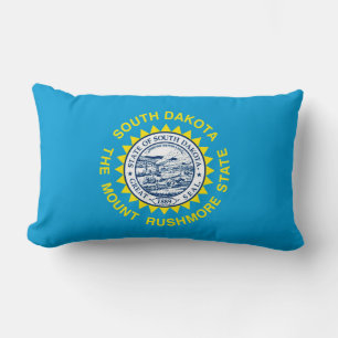 South Dakota Statlig flagga Design Lumbarkudde