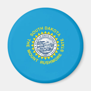 South Dakota Statlig flagga Design Magnet