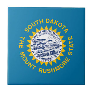 South Dakota Statlig flagga Kakelplatta