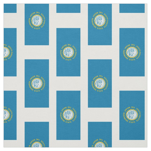 South Dakota Statlig flagga Tyg (Provkarta)