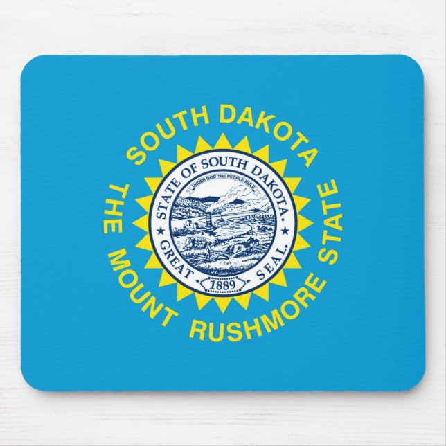 South Dakota statlig flaggadesign Musmatta (Framsidan)