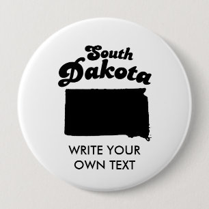 SOUTH DAKOTA STATLIG MOTTOT-TRÖJA KNAPP