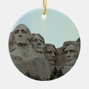 South Dakota statliga Mount Rushmore Julgransprydnad Keramik