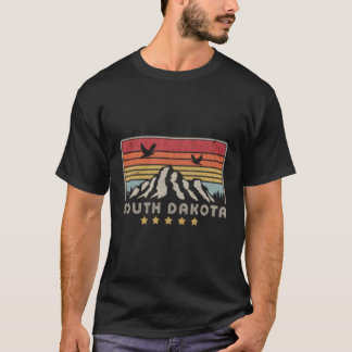 South Dakota Stil Sd Usa T Shirt