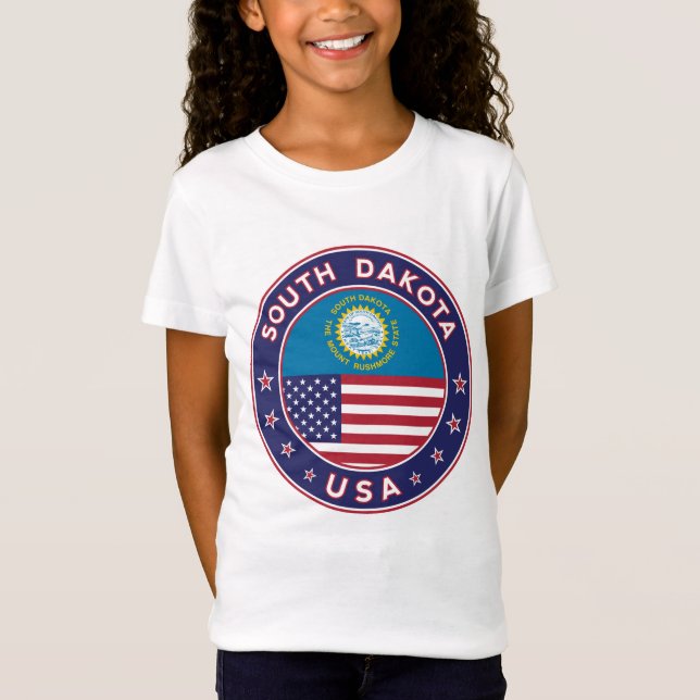 South Dakota T Shirt (Framsida)