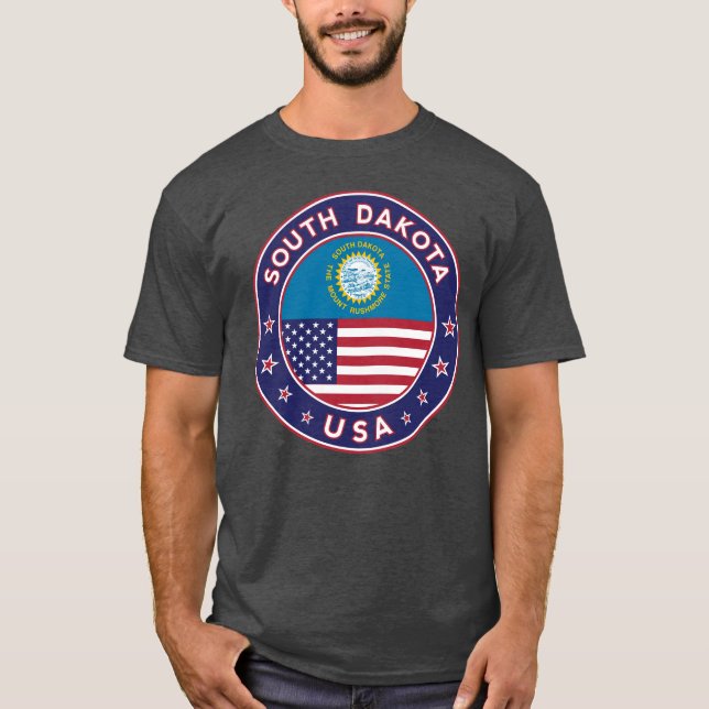 South Dakota T Shirt (Framsida)