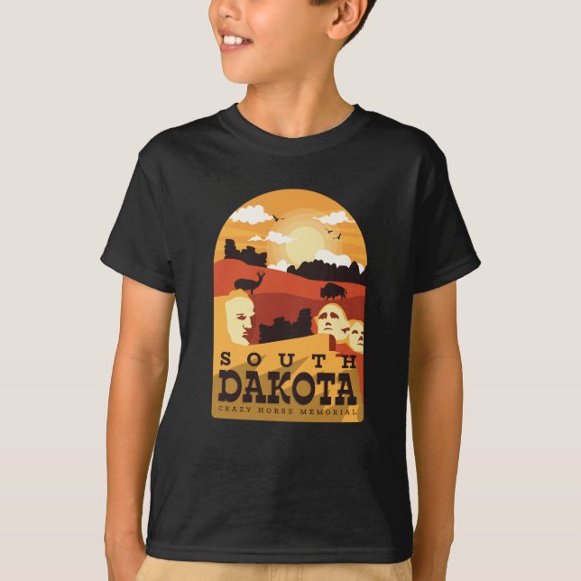 South Dakota T Shirt (Framsida)