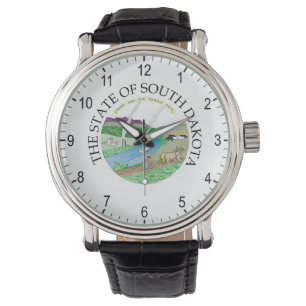 South Dakota-tecken Armbandsur