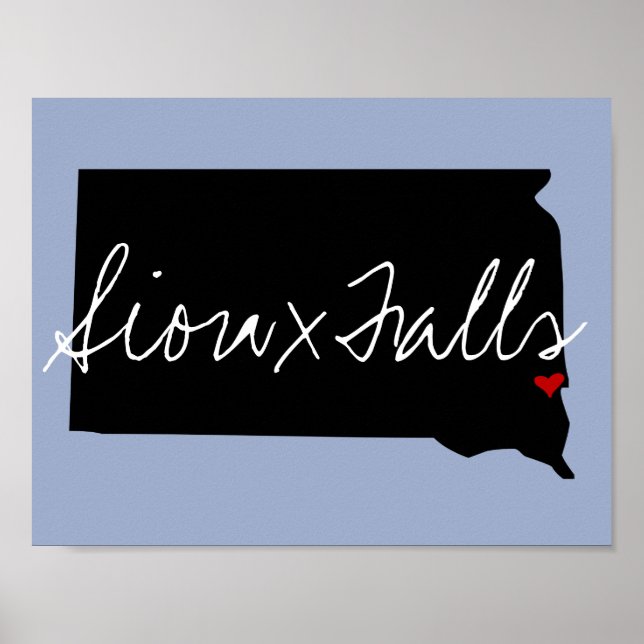South Dakota Town Poster (Framsidan)