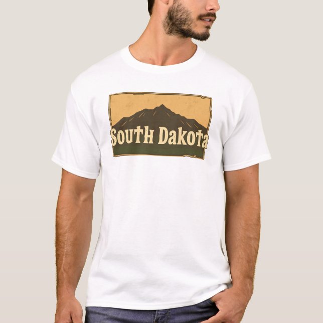 South Dakota Tshirt V01 T Shirt (Framsida)