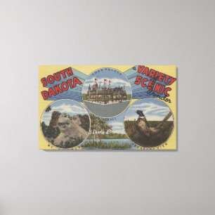 South Dakota - variation av scenisk under Canvastryck