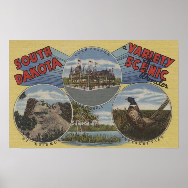 South Dakota - Variety of Scenia  Poster (Framsidan)