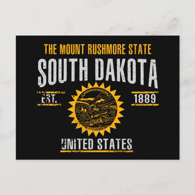 South Dakota Vykort (Framsida)
