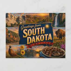 South Dakota vykort
