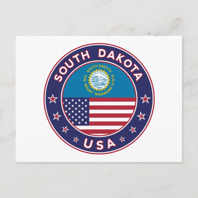 South Dakota Vykort (Framsida)