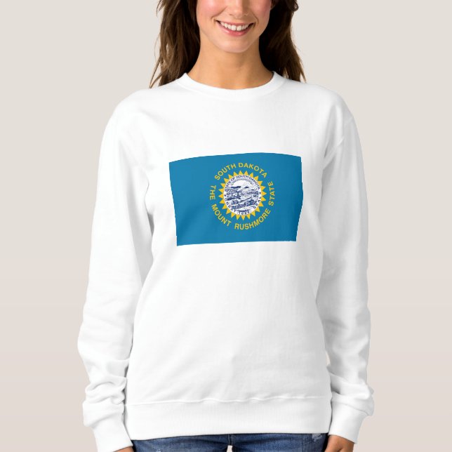 South Dakotas statsflagga T Shirt (Framsida)