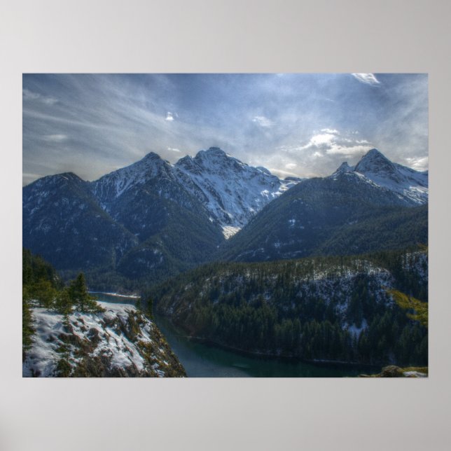 South Diablo Sjö Poster (Framsidan)