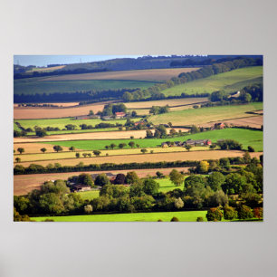South Downs Beacon Backe Hampshire England Poster